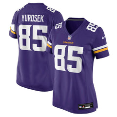 Ben Yurosek  Women's Team Game Jersey - Minnesota Vikings