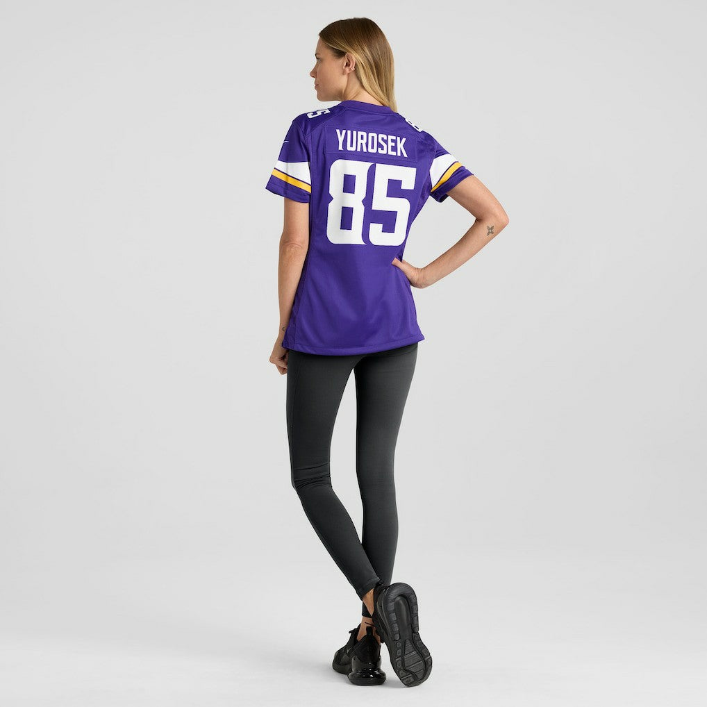 Ben Yurosek  Women's Team Game Jersey - Minnesota Vikings