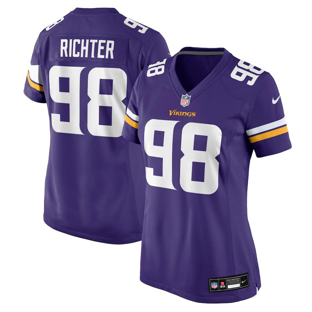 Bo Richter  Women's Team Game Jersey - Minnesota Vikings