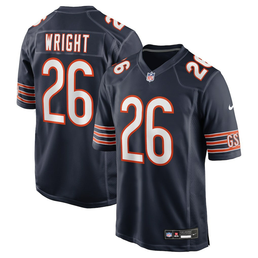 Nahshon Wright  Team Game Jersey - Chicago Bears