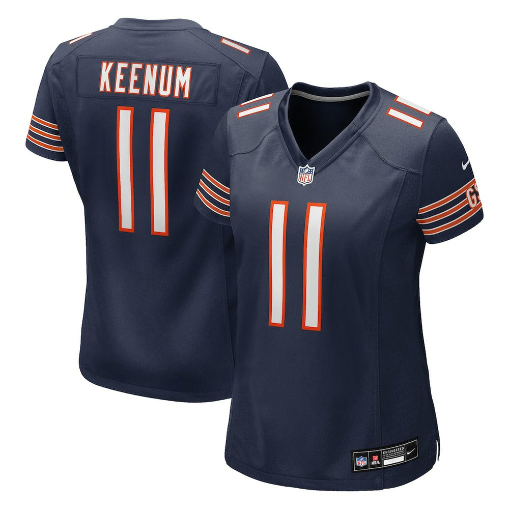 Case Keenum  Women's Team Game Jersey - Chicago Bears