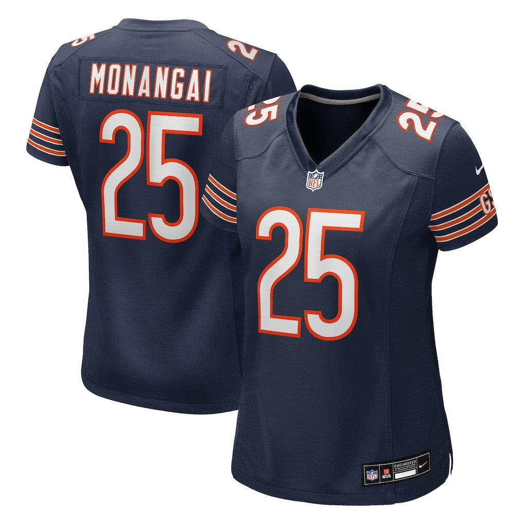 Kyle Monangai  Women's Team Game Jersey - Chicago Bears