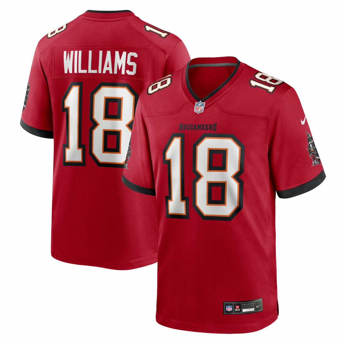 Josh Williams  Team Game Jersey - Tampa Bay Buccaneers
