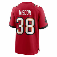Rashad Wisdom  Team Game Jersey - Tampa Bay Buccaneers
