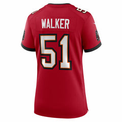 David Walker  Women's Team Game Jersey - Tampa Bay Buccaneers