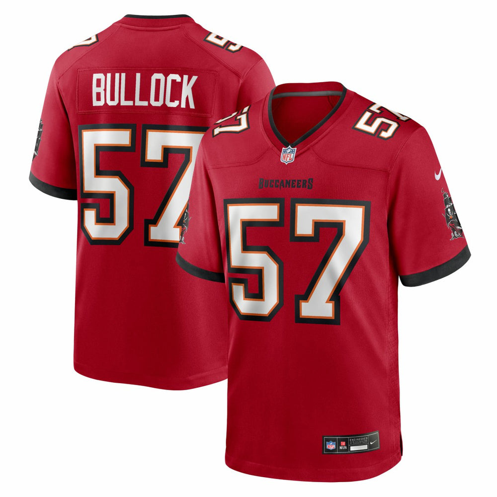 John Bullock  Team Game Jersey - Tampa Bay Buccaneers