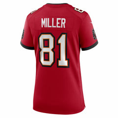 Ryan Miller  Women's Team Game Jersey - Tampa Bay Buccaneers