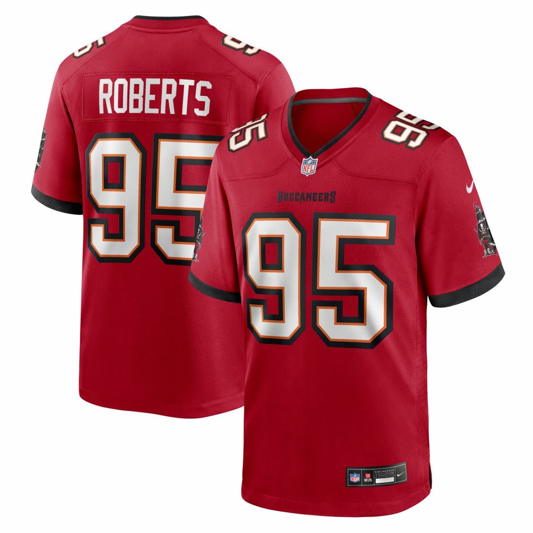 Elijah Roberts  Team Game Jersey - Tampa Bay Buccaneers