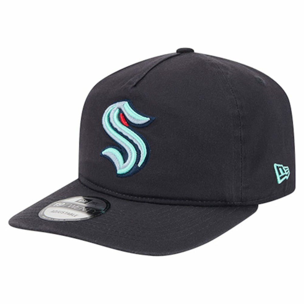 NHL Deep Sea Blue Seattle Kraken New Era 19TWENTY Adjustable Hat