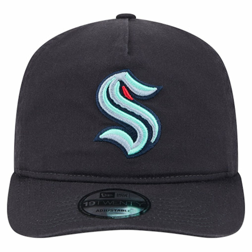 NHL Deep Sea Blue Seattle Kraken New Era 19TWENTY Adjustable Hat