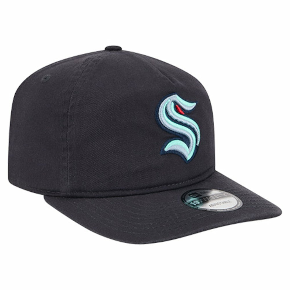 NHL Deep Sea Blue Seattle Kraken New Era 19TWENTY Adjustable Hat