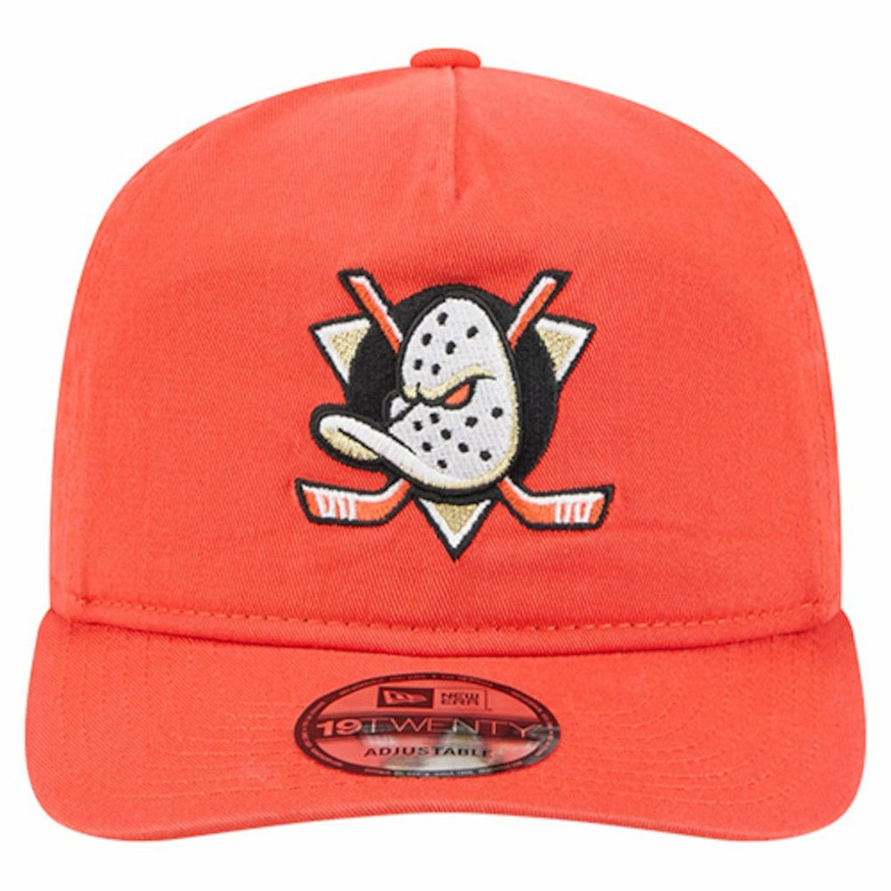 NHL Orange Anaheim Ducks New Era 19TWENTY Adjustable Hat