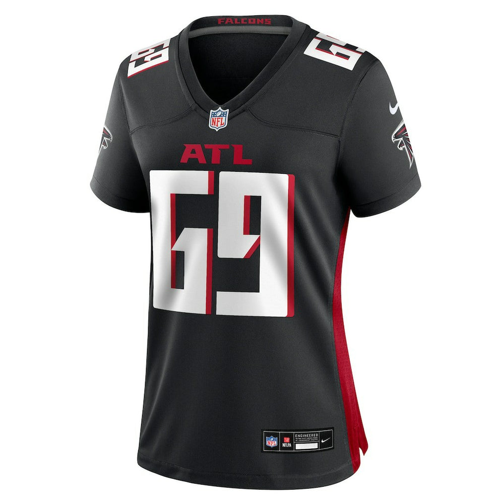 Jack Nelson  Women's Team Game Jersey - Atlanta Falcons