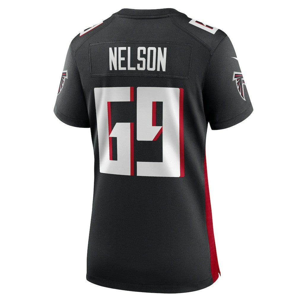 Jack Nelson  Women's Team Game Jersey - Atlanta Falcons