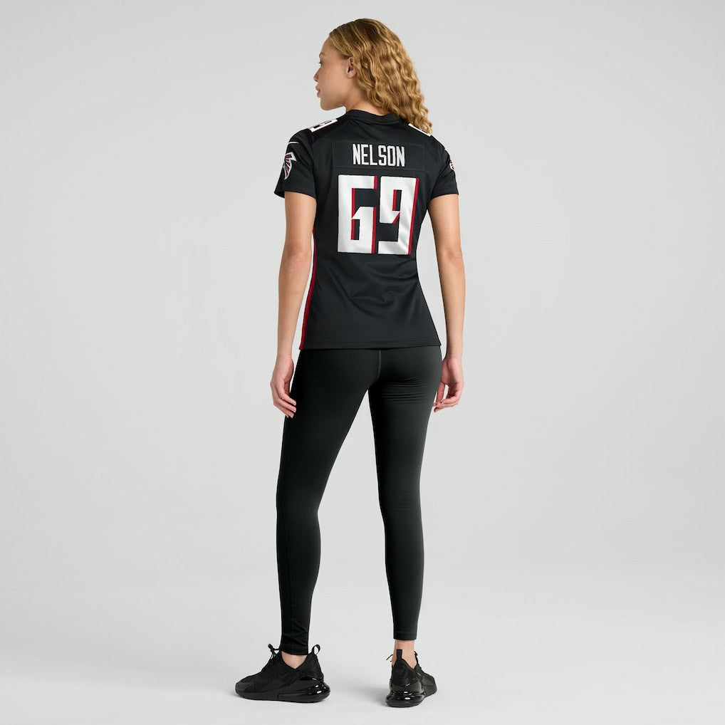 Jack Nelson  Women's Team Game Jersey - Atlanta Falcons