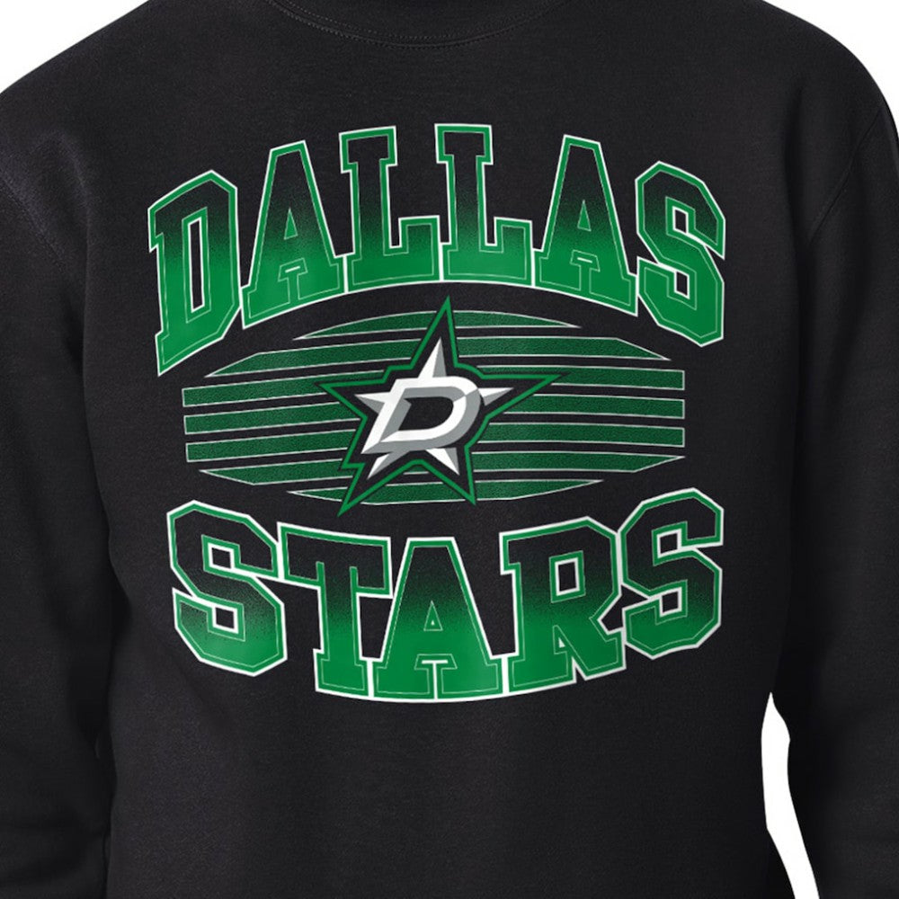 NHL Black Dallas Stars Starter Team Grit Graphic Fleece Pullover Sweatshirt