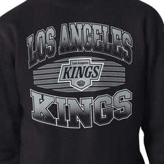 NHL Black Los Angeles Kings Starter Team Grit Graphic Fleece Pullover Sweatshirt