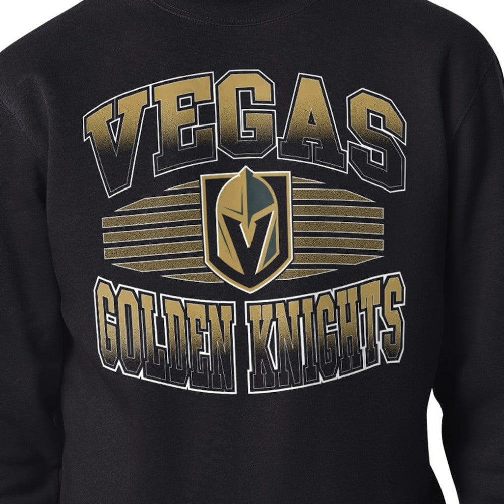 NHL Black Vegas Golden Knights Starter Team Grit Graphic Fleece Pullover Sweatshirt