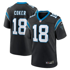 Jalen Coker  Team Game Jersey - Carolina Panthers