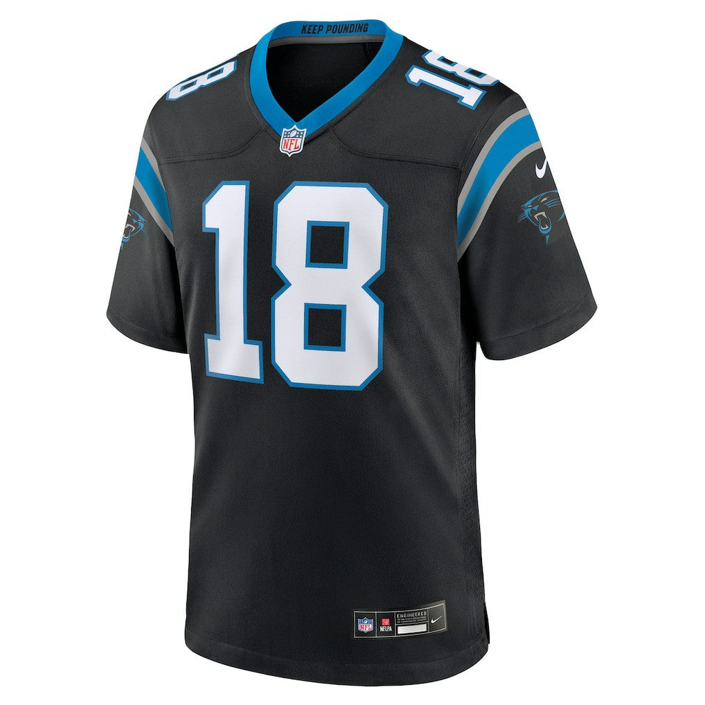 Jalen Coker  Team Game Jersey - Carolina Panthers