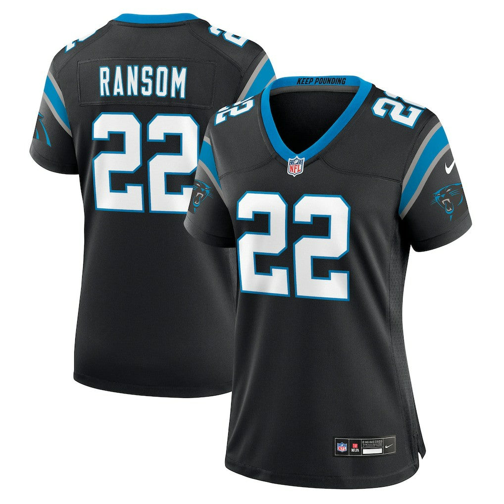 Lathan Ransom  Women's Team Game Jersey - Carolina Panthers