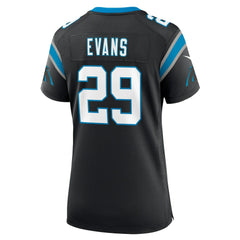Akayleb Evans  Women's Team Game Jersey - Carolina Panthers