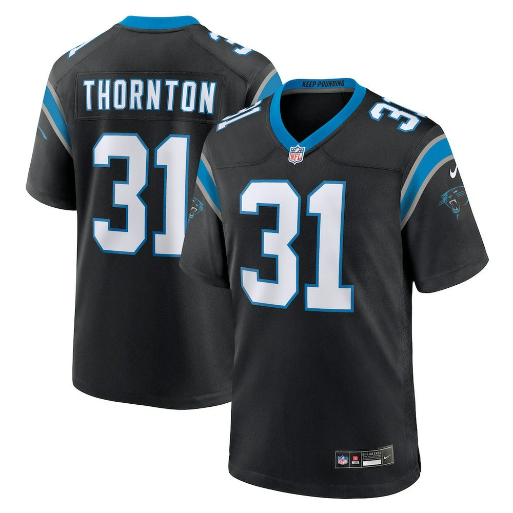 Corey Thornton  Team Game Jersey - Carolina Panthers