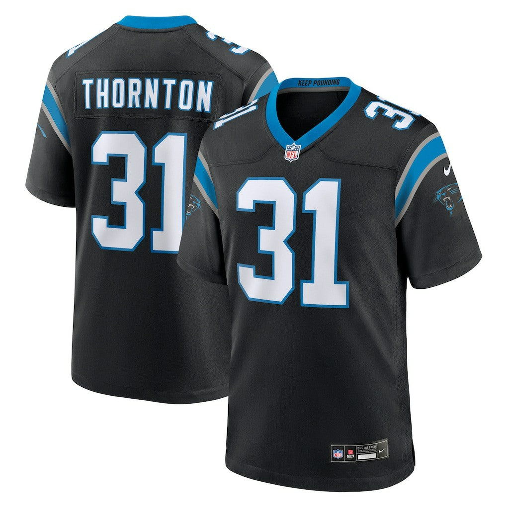 Corey Thornton  Team Game Jersey - Carolina Panthers
