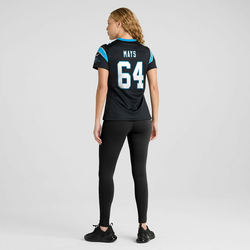 Cade Mays  Women's Team Game Jersey - Carolina Panthers