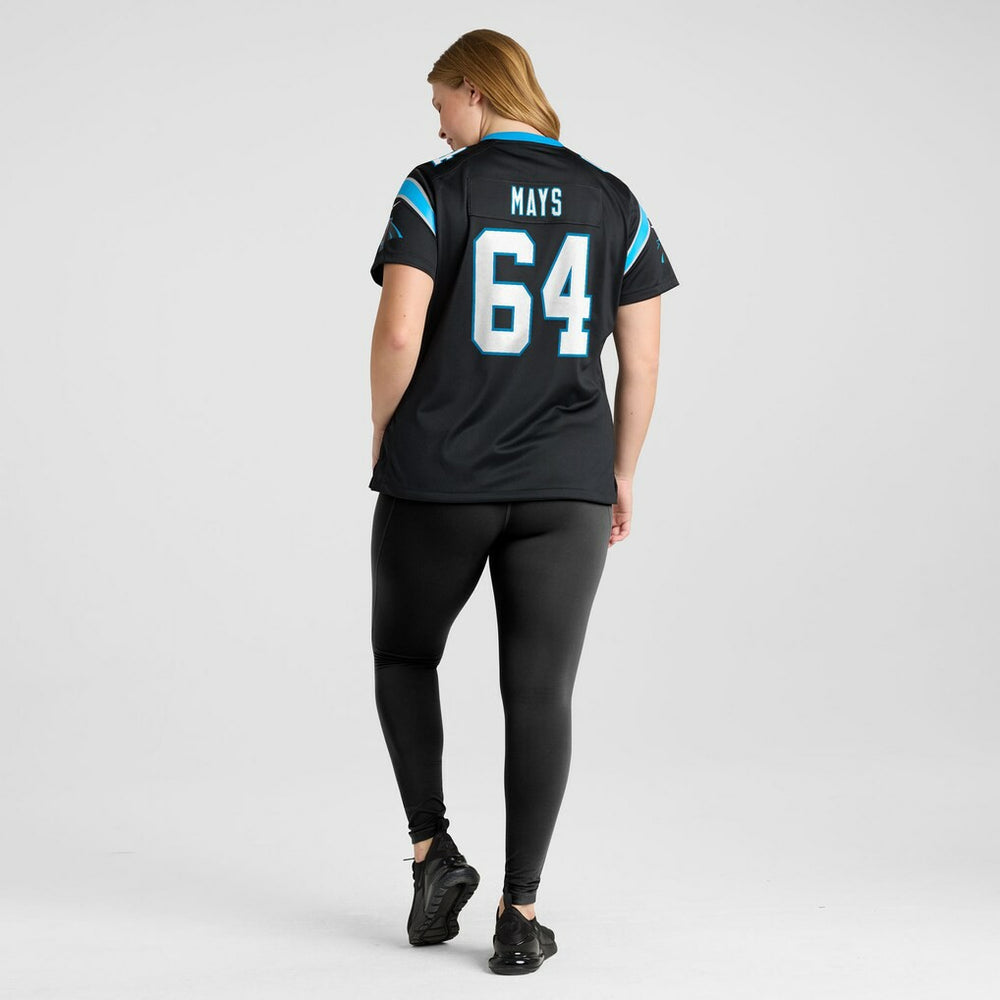 Cade Mays  Women's Team Game Jersey - Carolina Panthers