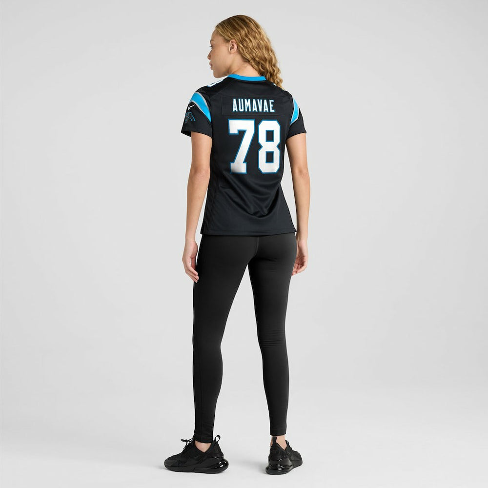 Popo Aumavae  Women's Team Game Jersey - Carolina Panthers