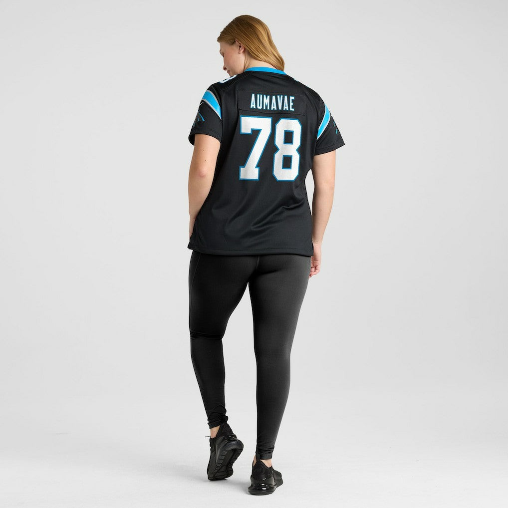 Popo Aumavae  Women's Team Game Jersey - Carolina Panthers