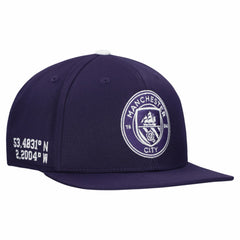 Manchester City Unisex Locale Snapback Hat -  Purple