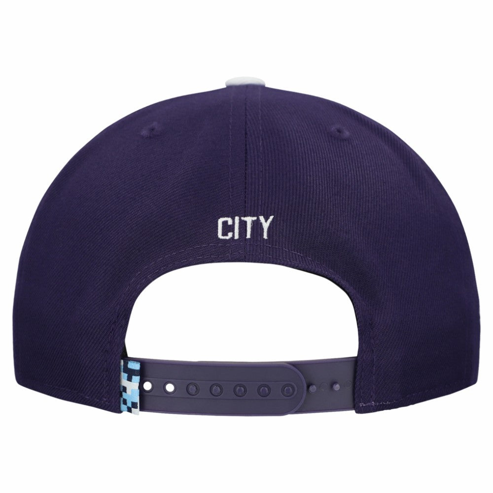 Manchester City Unisex Locale Snapback Hat -  Purple