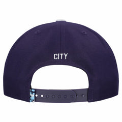 Manchester City Unisex Locale Snapback Hat -  Purple