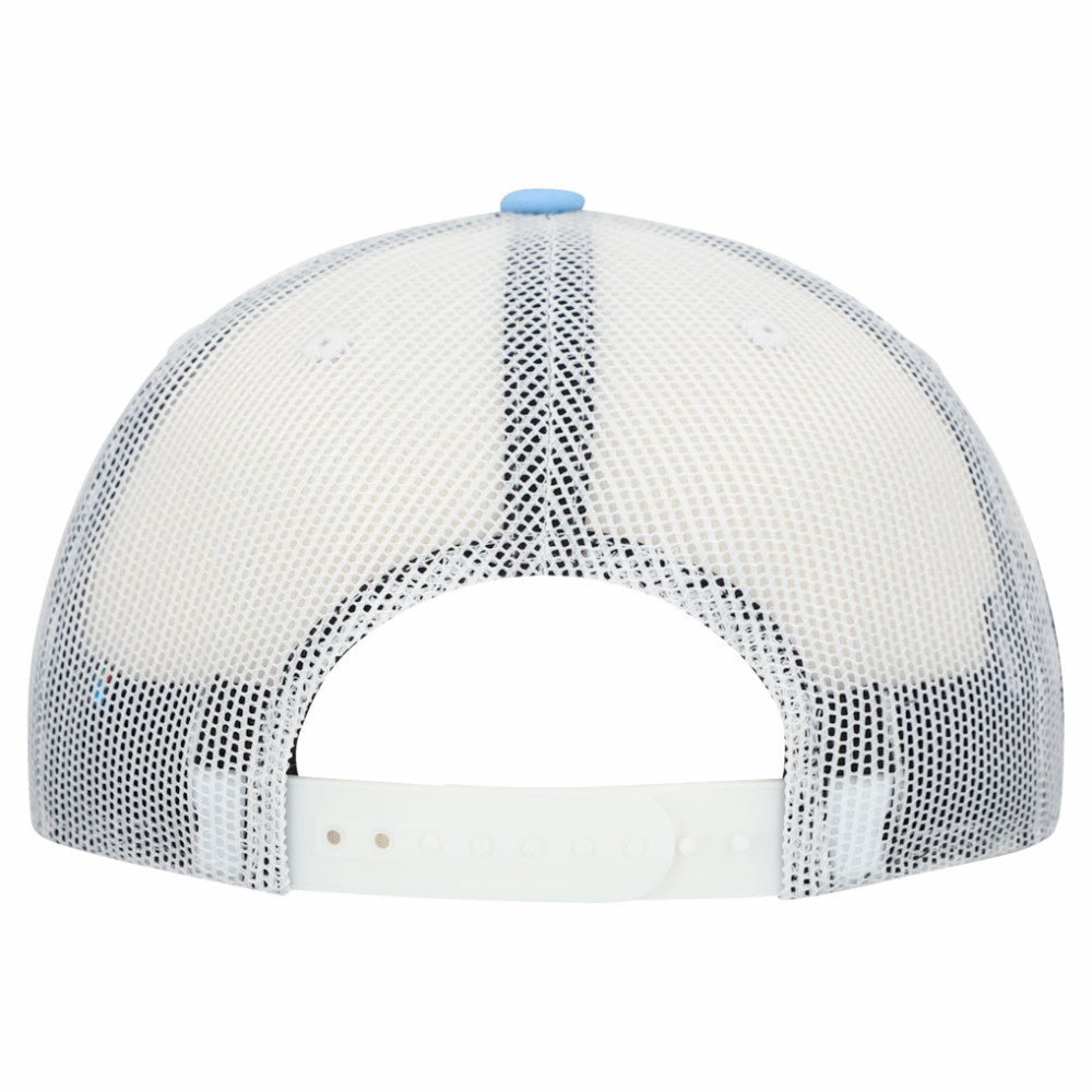 Manchester City Unisex Free Rider Trucker Snapback Hat -  Light Blue