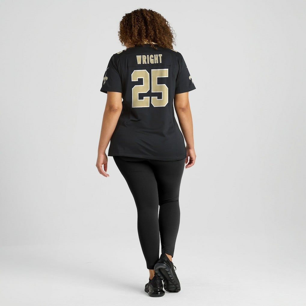 Rejzohn Wright  Women's Team Game Jersey - New Orleans Saints