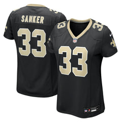 Jonas Sanker  Women's Team Game Jersey - New Orleans Saints