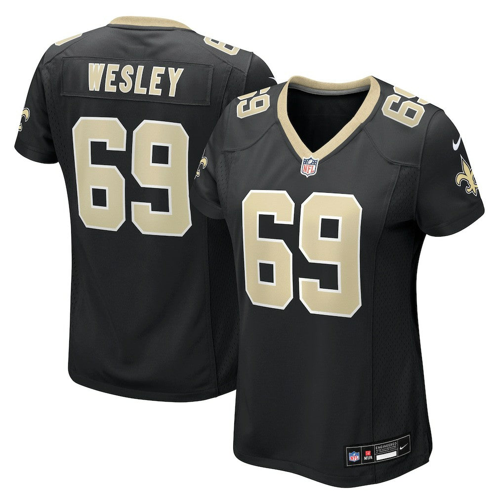 Barry Wesley  Women's Team Game Jersey - New Orleans Saints