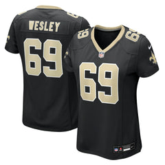 Barry Wesley  Women's Team Game Jersey - New Orleans Saints