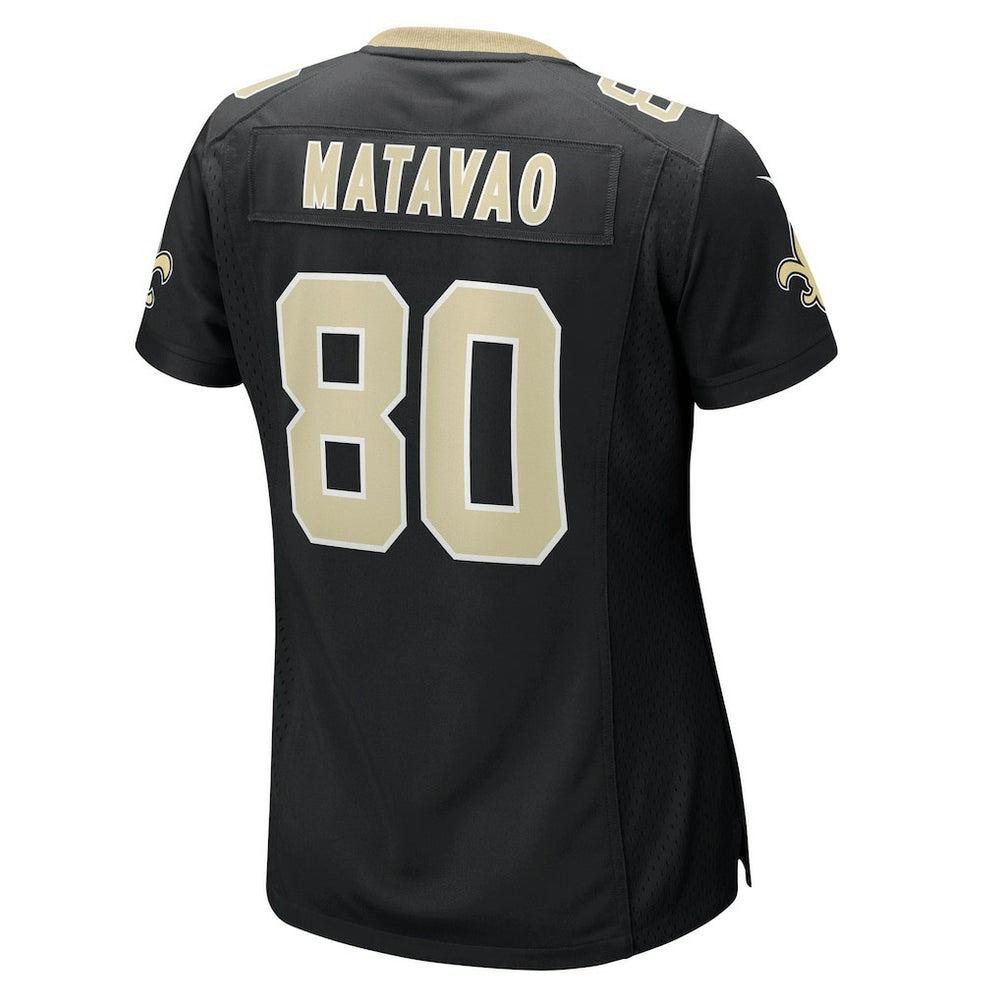 Moliki Matavao  Women's Team Game Jersey - New Orleans Saints