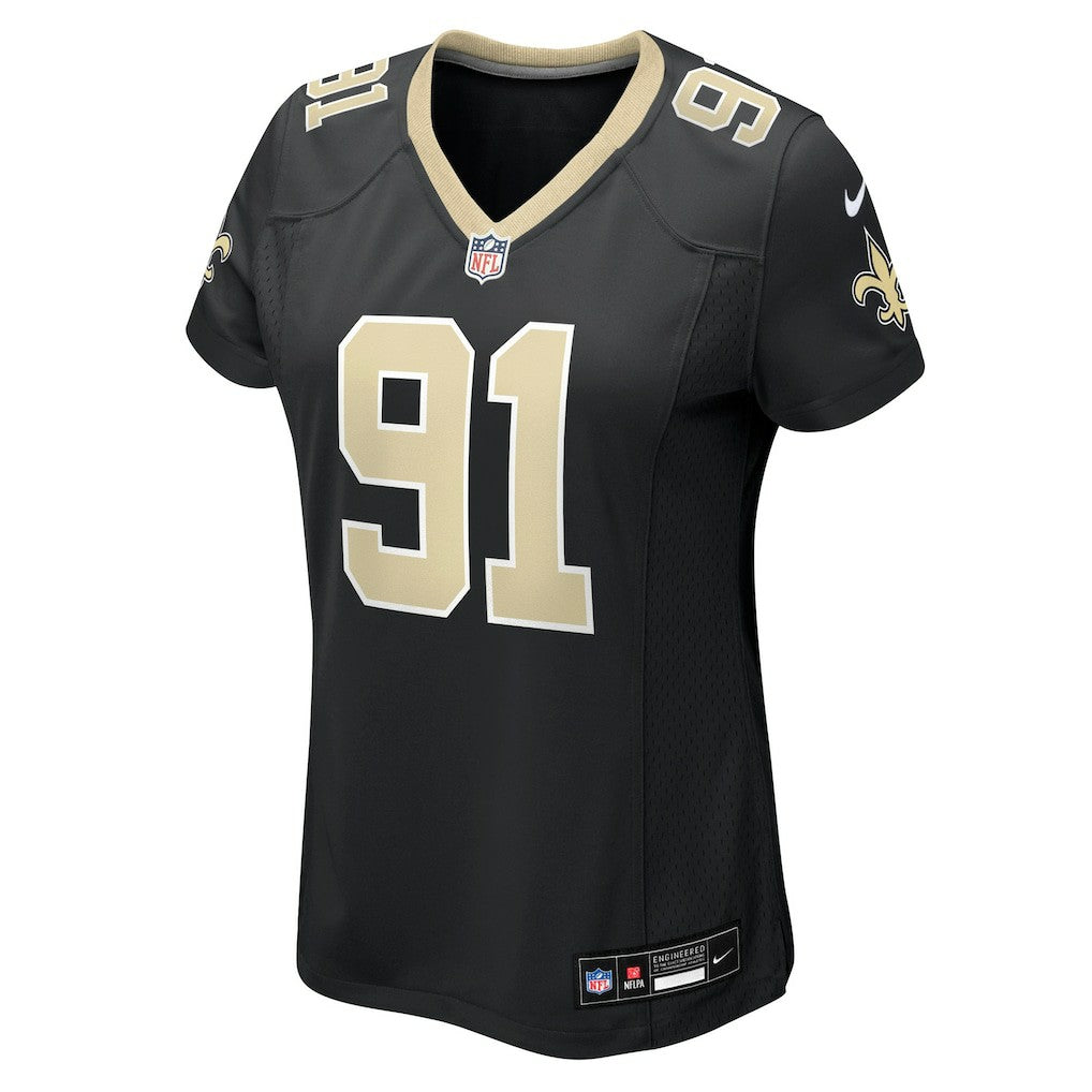 Vernon Broughton  Women's Team Game Jersey - New Orleans Saints