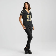Vernon Broughton  Women's Team Game Jersey - New Orleans Saints