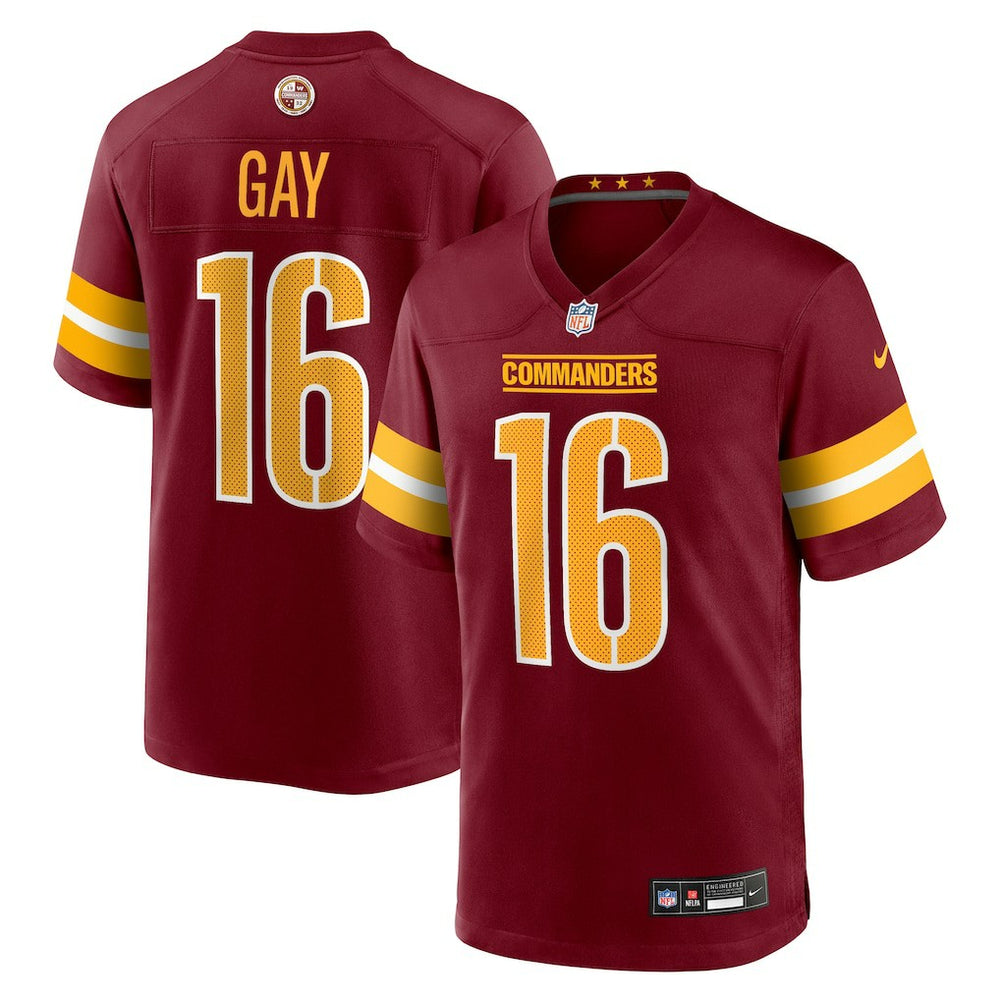 Matt Gay  Team Game Jersey - Washington Commanders