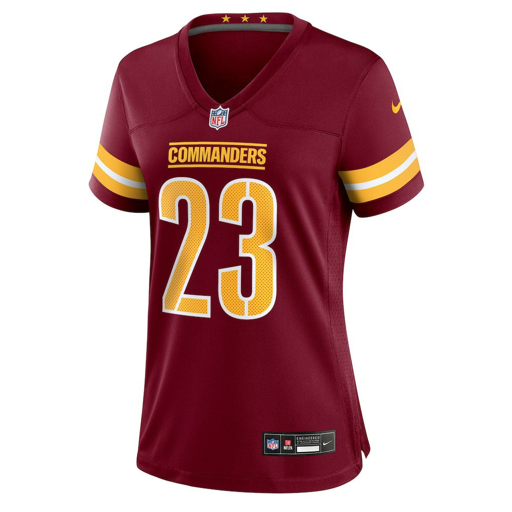 Trey Amos  Women's Team Game Jersey - Washington Commanders