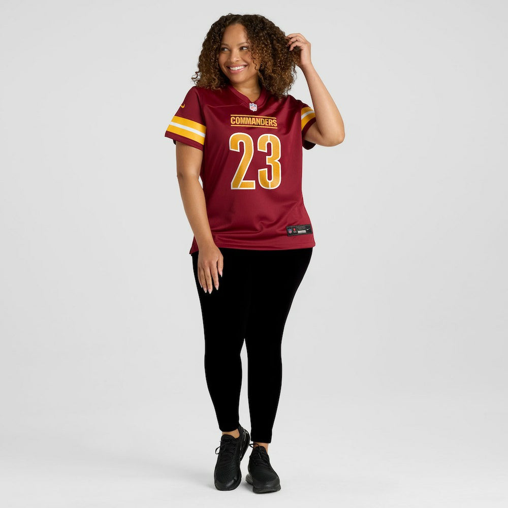 Trey Amos  Women's Team Game Jersey - Washington Commanders