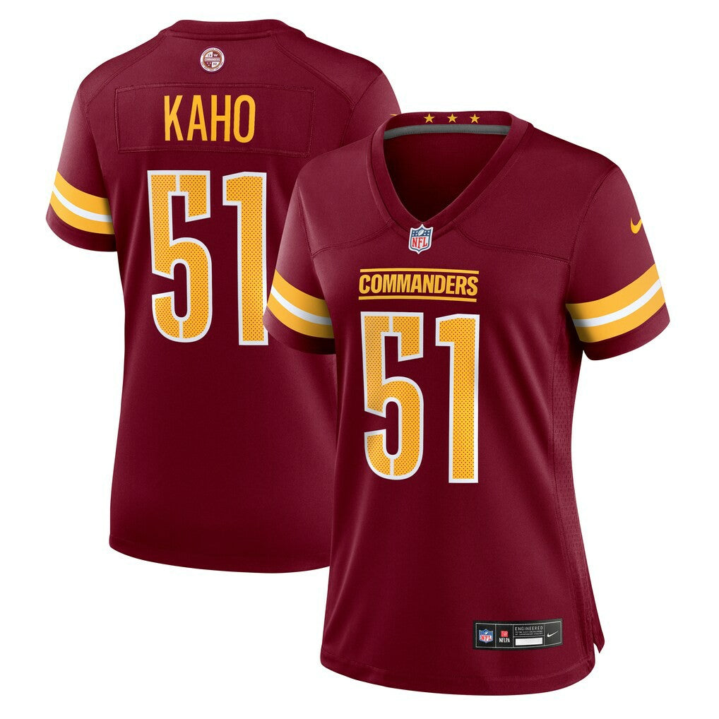 Ale Kaho  Women's Team Game Jersey - Washington Commanders