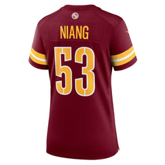 Lucas Niang  Women's Team Game Jersey - Washington Commanders