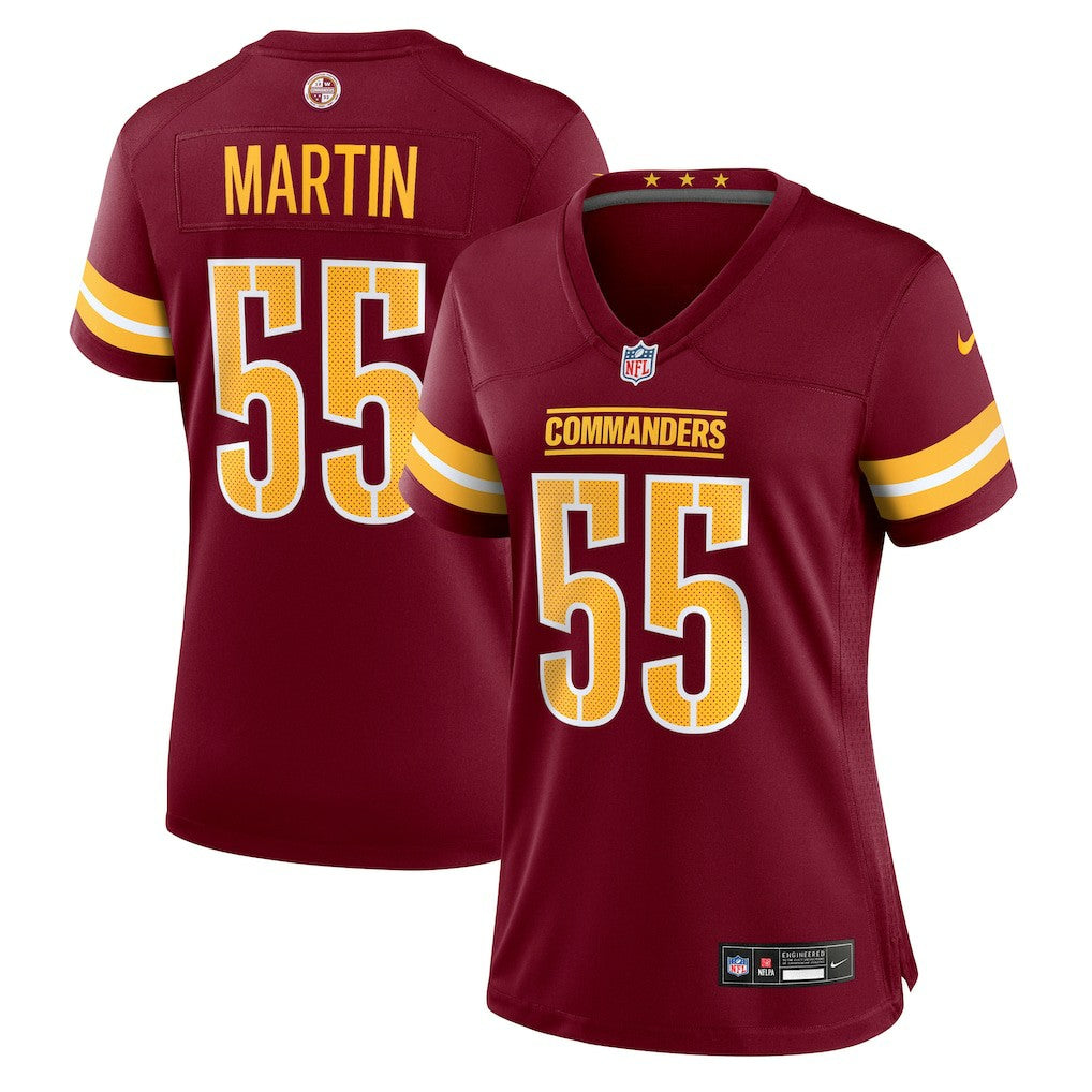 Jacob Martin  Women's Team Game Jersey - Washington Commanders
