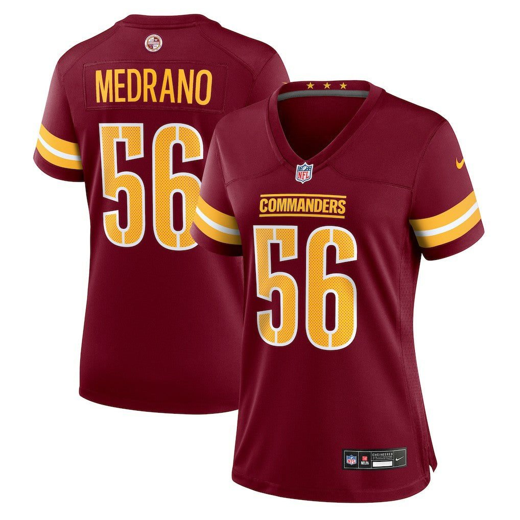 Kain Medrano  Women's Team Game Jersey - Washington Commanders